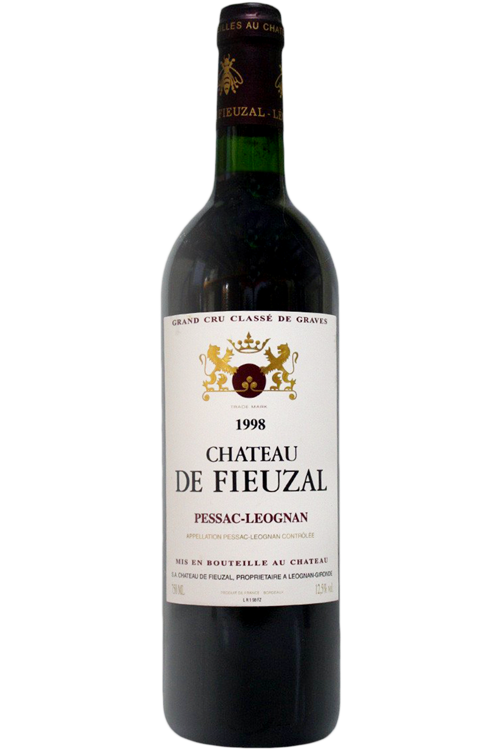 WineVins Chateau de Fieuzal 1998