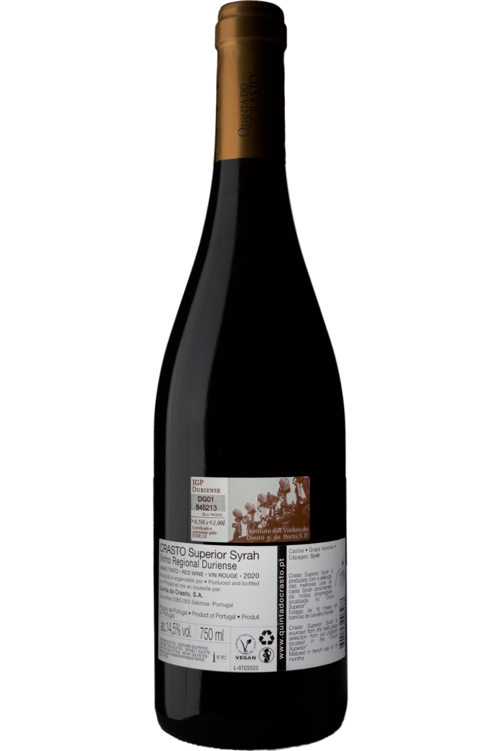 WineVins Crasto Superior Syrah Tinto 2020