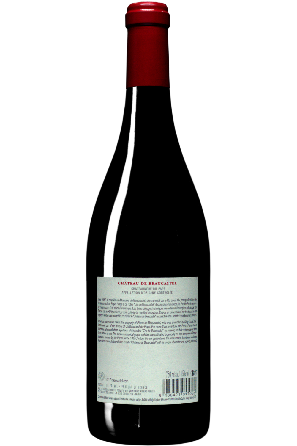 WineVins Perrin Château de Beaucastel Tinto 2017