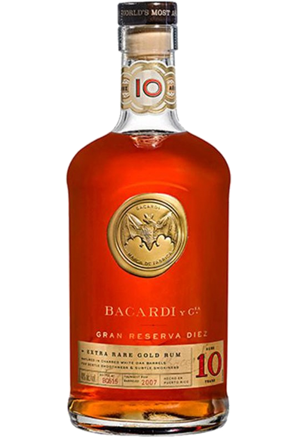 Winevins Bacardi Grand Reserve Diez 10 Anos