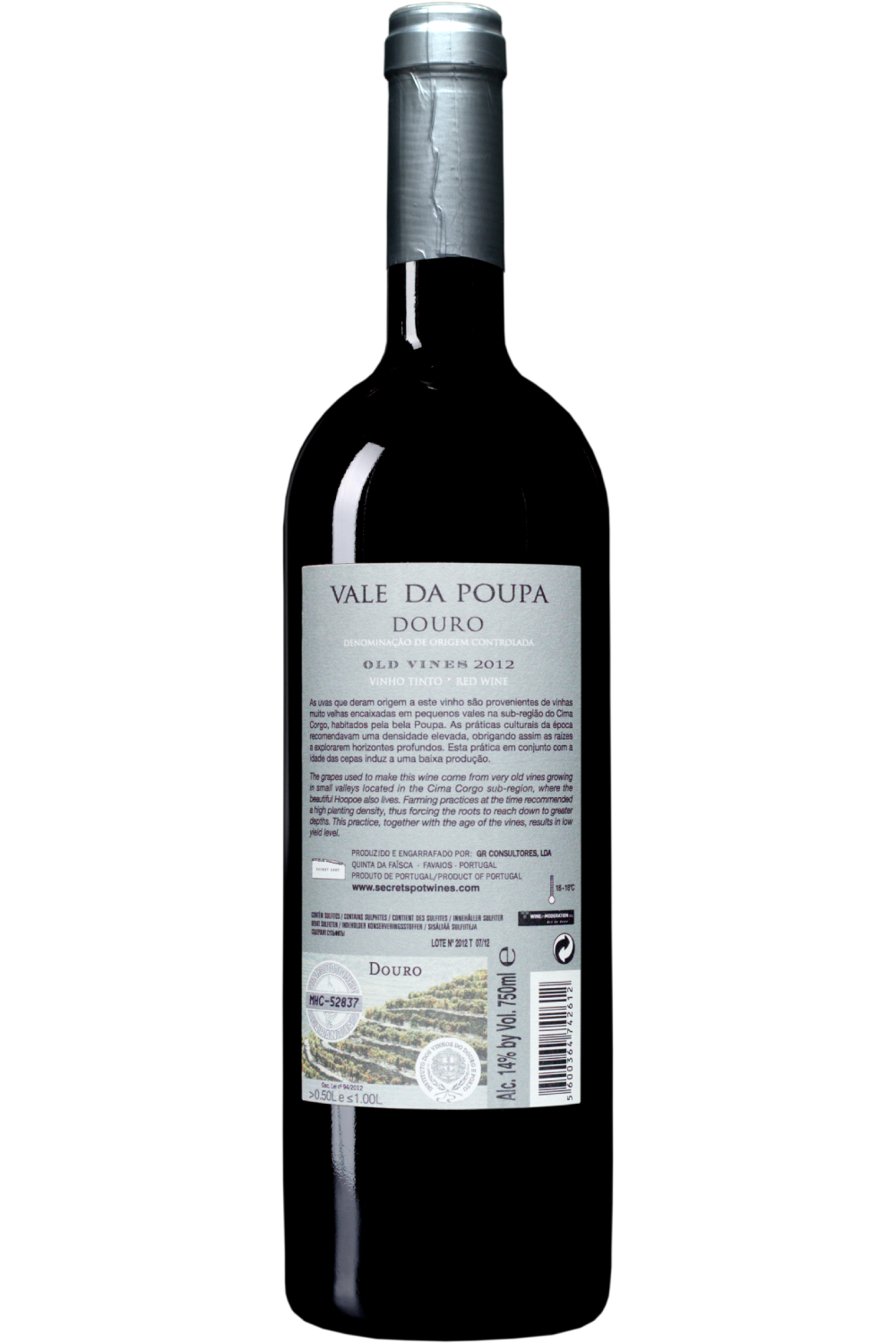 WineVins Vale da Poupa Old Vines Tinto 2012