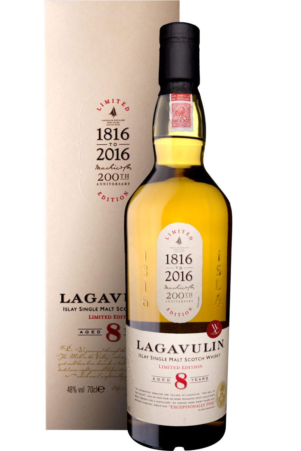WineVins Whisky Lagavulin 200th Anniversary 8 Anos