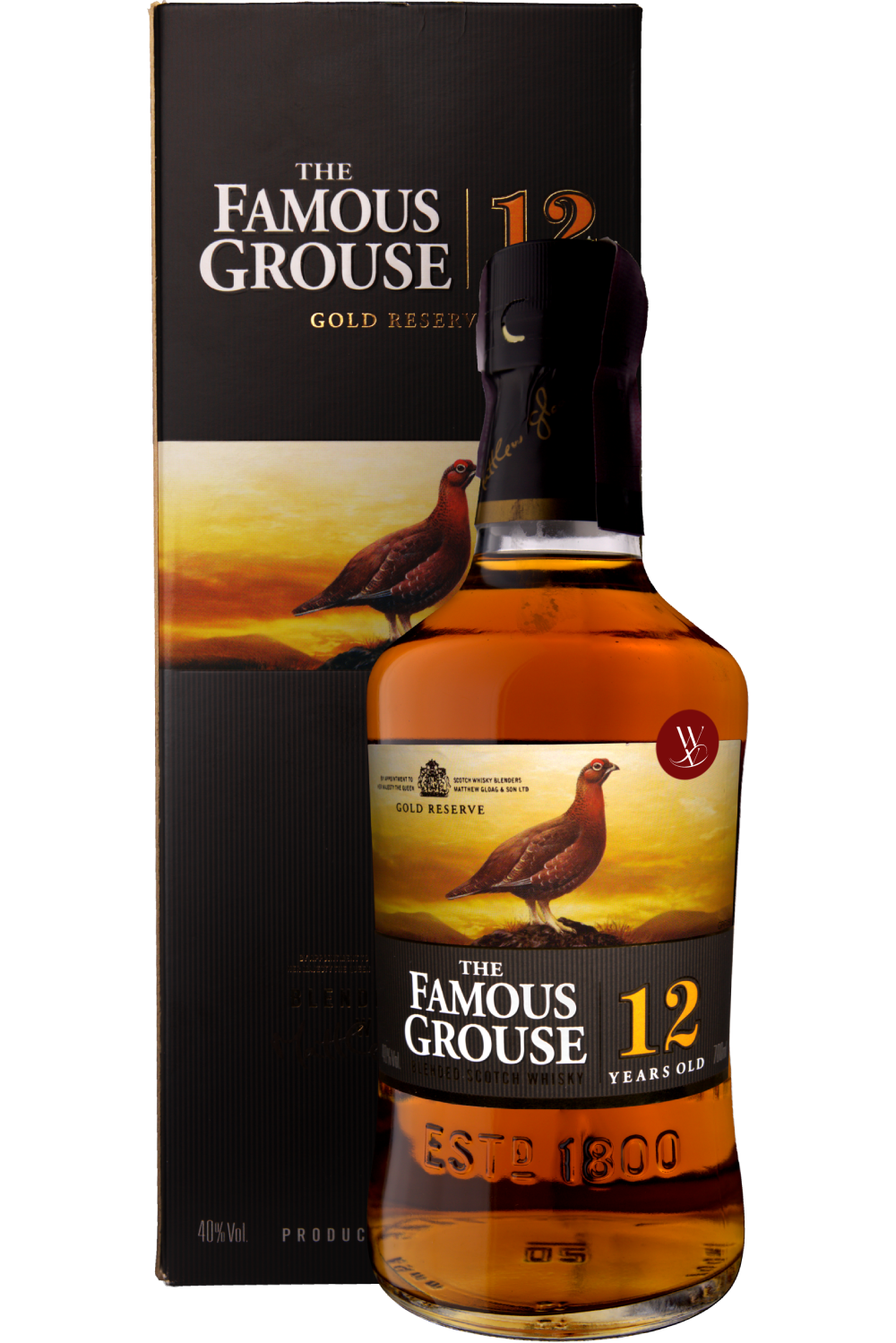 WineVins Whisky The Famous Grouse Gold Reserve 12 Anos