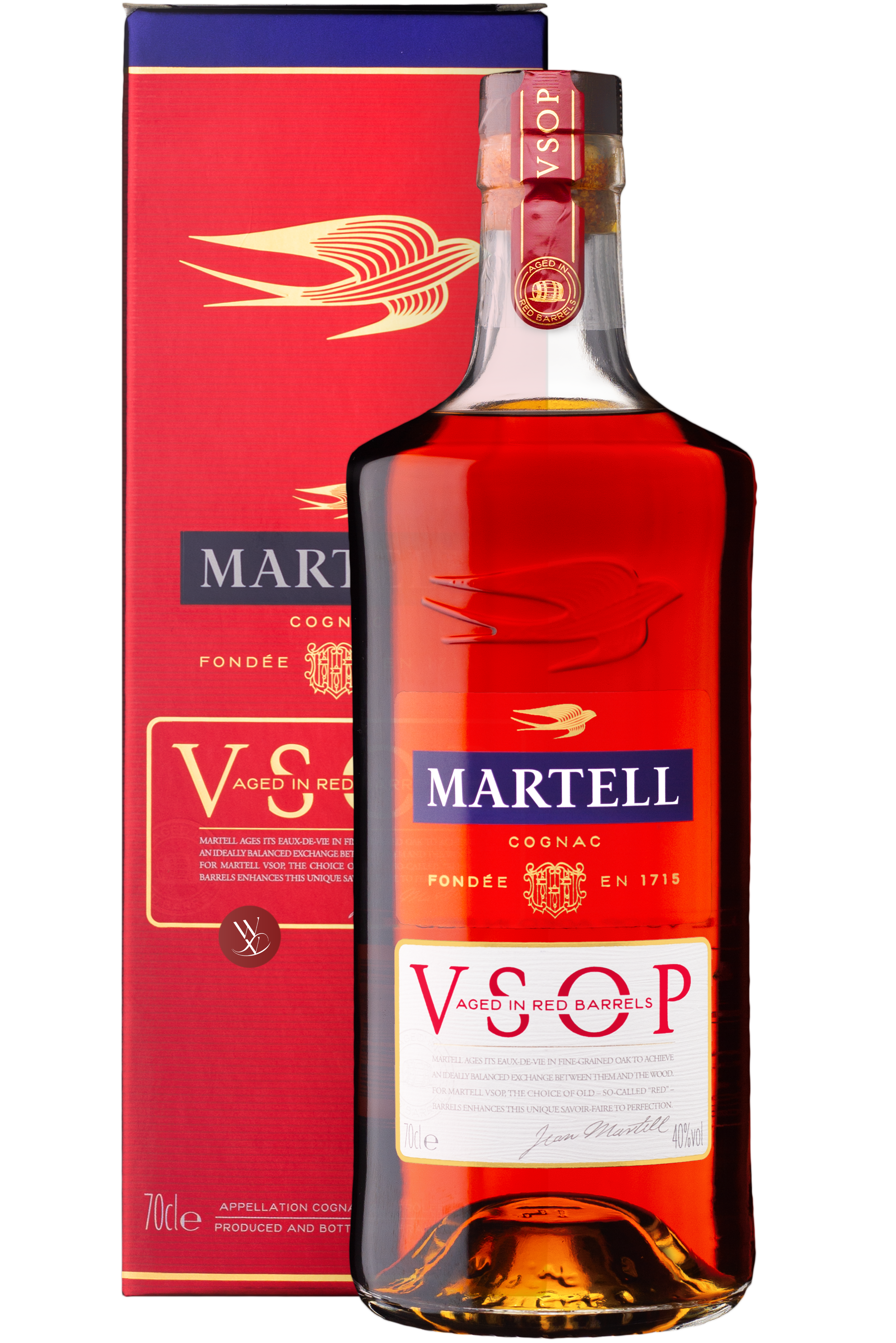 Martell VSOP Cognac Aged In Red Barrels