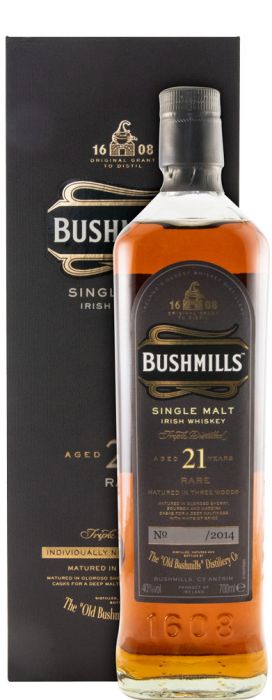 Wine Vins Bushmills Whisky 21 Anos