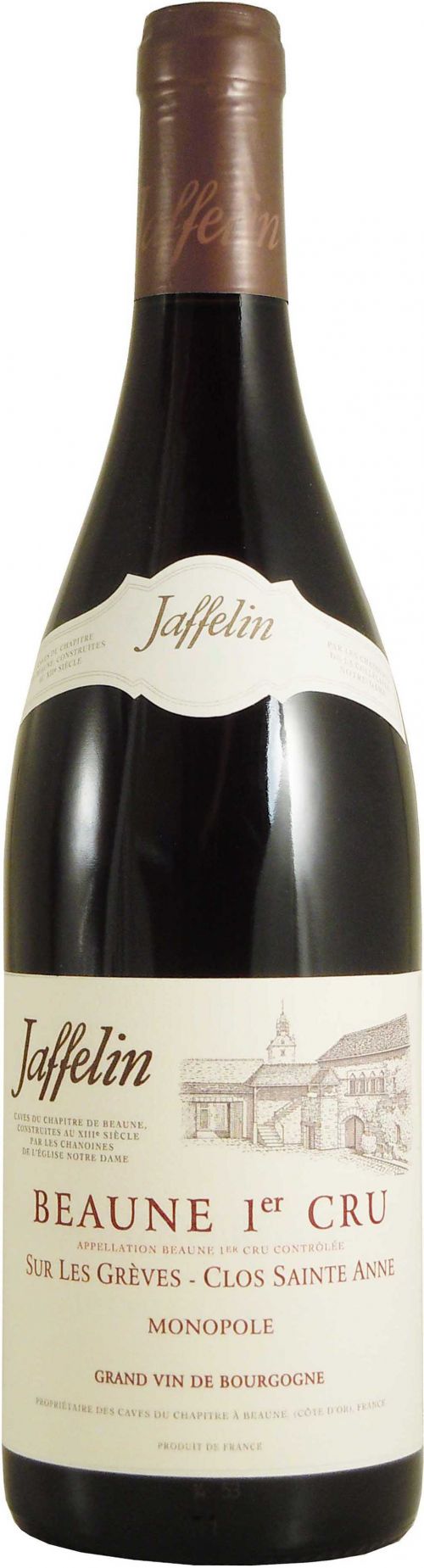 Wine Vins Jaffelin Beaune 1ºCru Clos St Anne" Monopole Tinto"